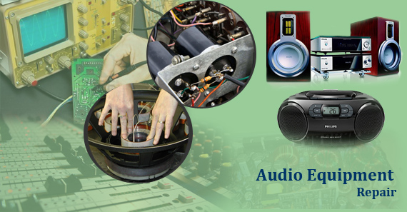 Audio equipment repair services