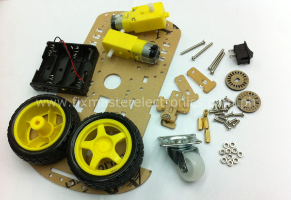 2WD Smart Robot Car Chassis Kit For Arduino – FixMaster Electronics ...