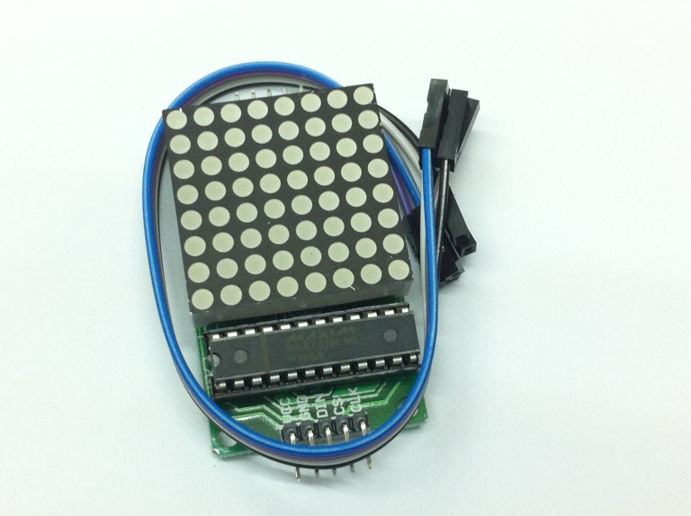 MAX7219 DOT Matrix Module MCU Control LED Display – FixMaster ...